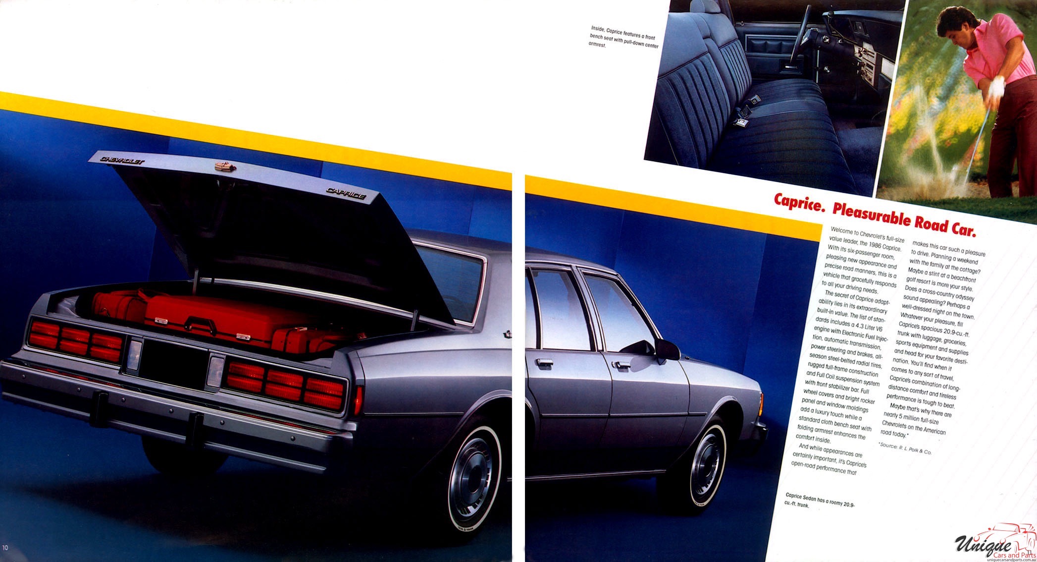 1986 Chevrolet Caprice Brochure Page 8